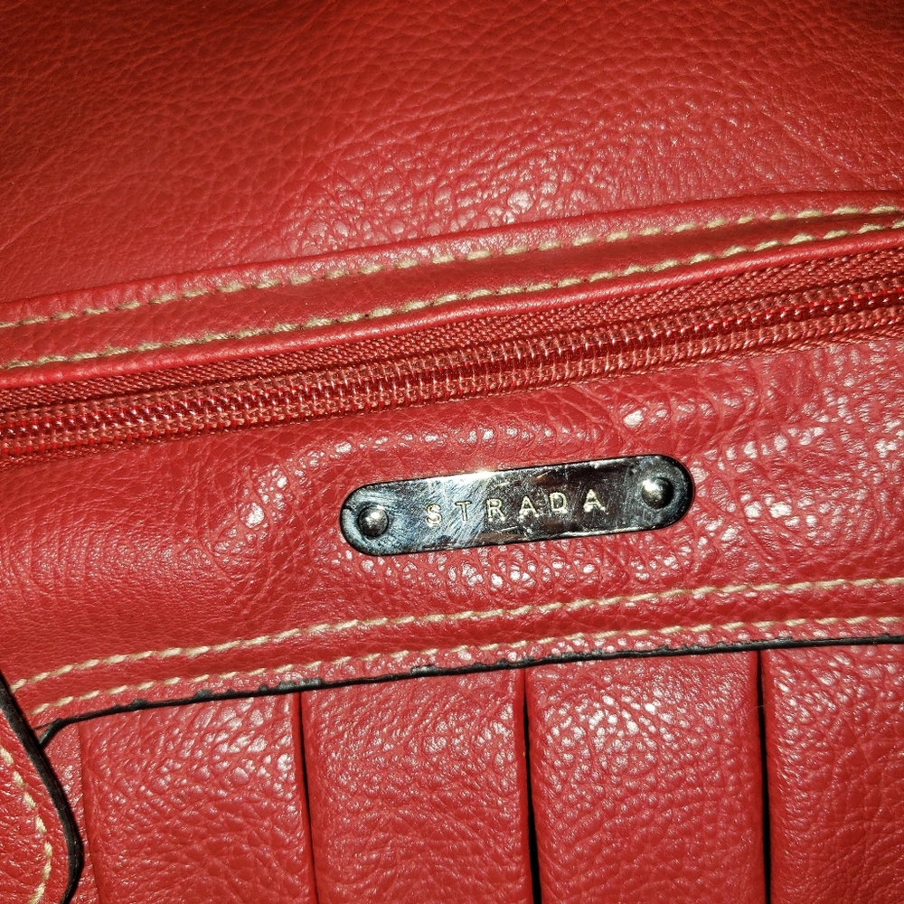 ❤️SOLD!❤️Red Leather Shoulder Purse